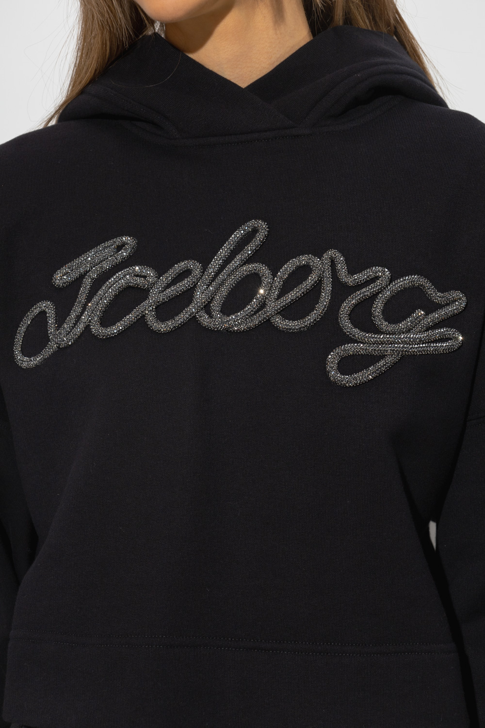 Iceberg T-shirt białej bawełnianej koszulki Chloe wykonany w Tunezji