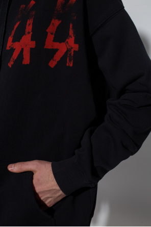 44 Label Group ‘44 Spine’ preto sweatshirt