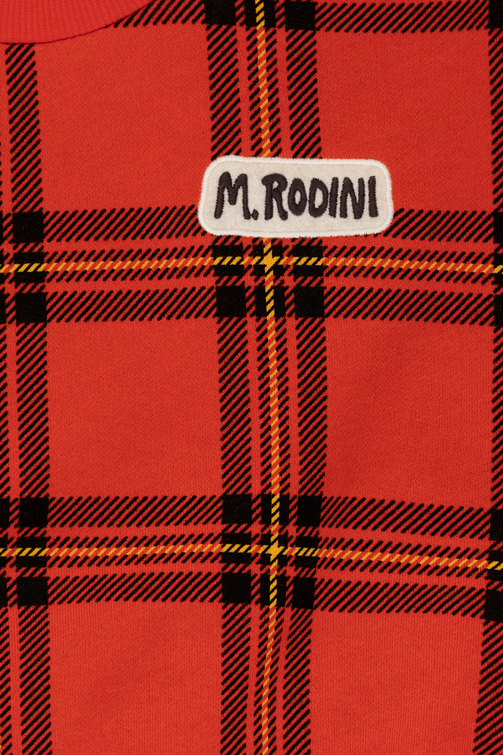 Mini Rodini M-1020-TSR609 Aop Short Sleeve Round Neck T-Shirt