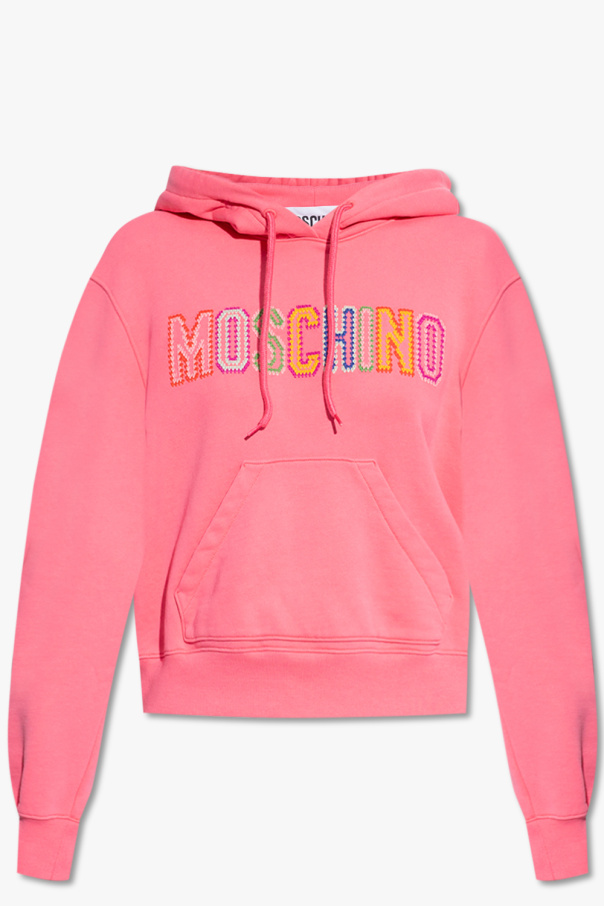 Moschino Hoodie navy with logo