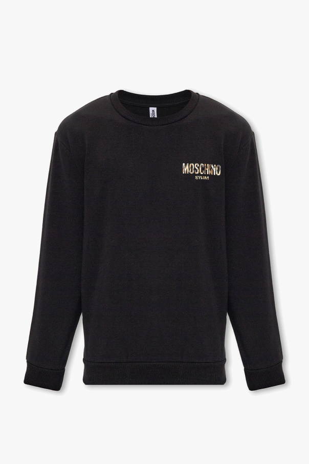 Moschino STRIPES Sweatshirt with logo