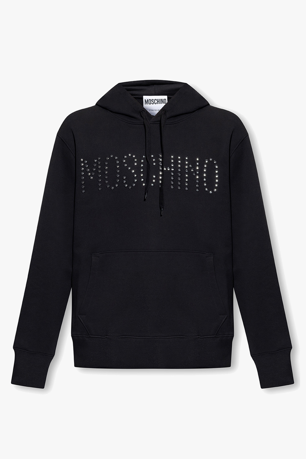 Black Hoodie with logo Moschino - Vitkac Australia
