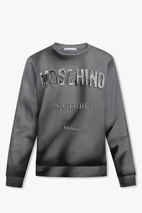 Moschino ruffled sweatshirt with logo