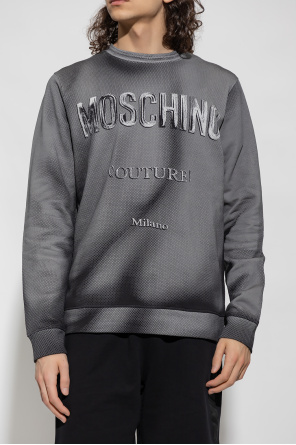 Moschino ruffled sweatshirt with logo