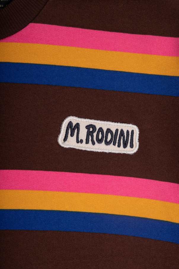Mini Rodini adidas SPRT Trefoil Snakeskin-Print T-Shirt