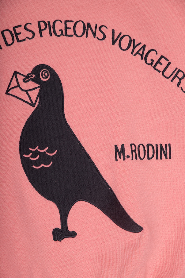 Mini Rodini long-sleeve cashmere-blend hoodie Black