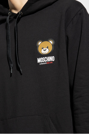 Moschino Embellished Embroidered hoodie