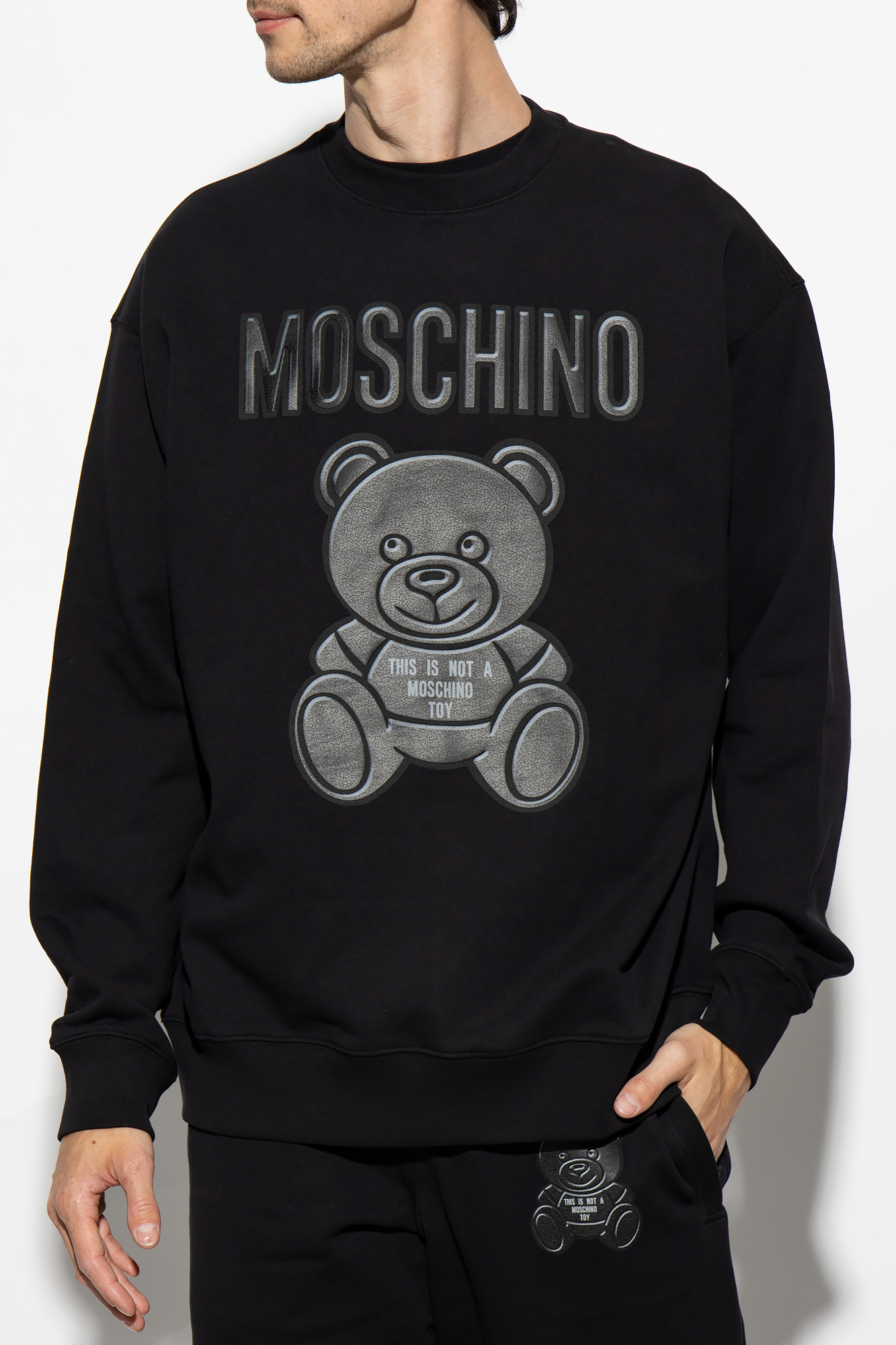 Black Sweatshirt with logo Moschino - Vitkac Australia