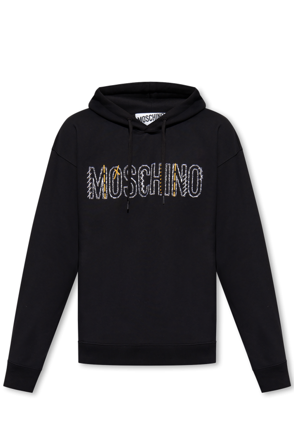 Moschino I Saw It First T-Shirt mit Slogan in Weiß