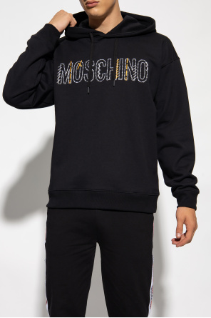 Moschino I Saw It First T-Shirt mit Slogan in Weiß