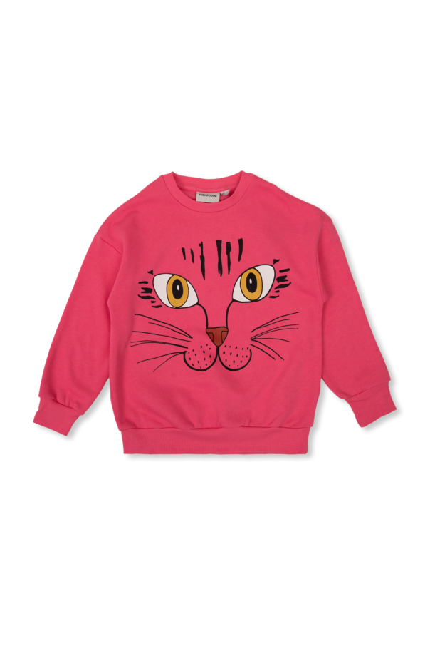 Mini Rodini Sweatshirt with cat motif