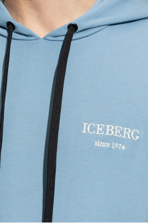 Iceberg Cashmere hoodie with logo