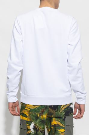 Iceberg Long sleeve jacket is featured on a poly-blend fabrication