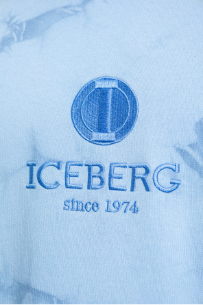 Iceberg adidas Camo Logo T Shirt Ladies