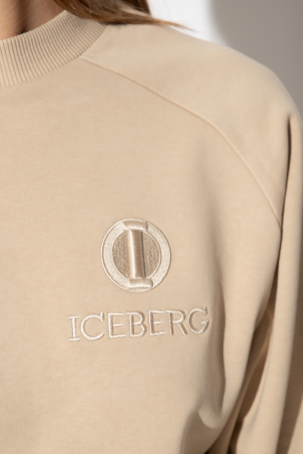 Iceberg plain sweatshirt with logo