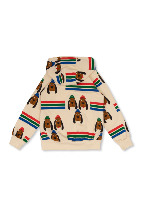 Mini Rodini Patterned med hoodie