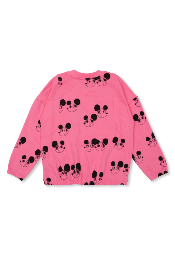 Mini Rodini bq6908 sweatshirt with mouse motif