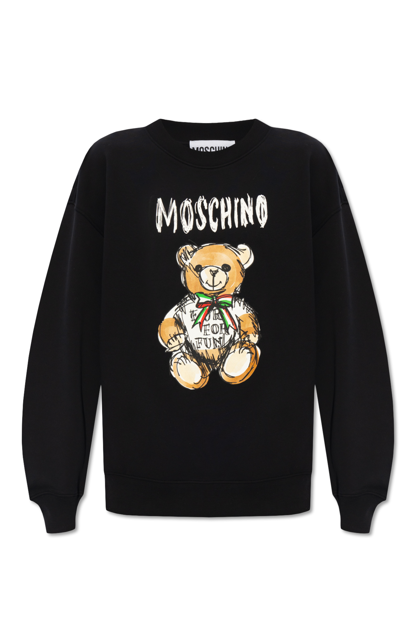 Moschino Sweatshirt with logo, Women's Clothing