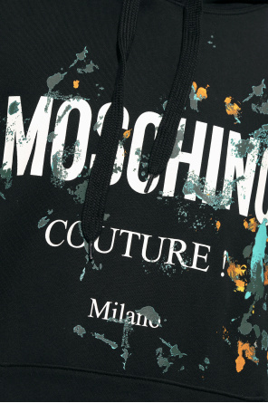 Moschino puff-sleeves organic-cotton sweatshirt