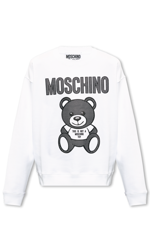 Moschino black logo sequin Mouzannar sweatshirt