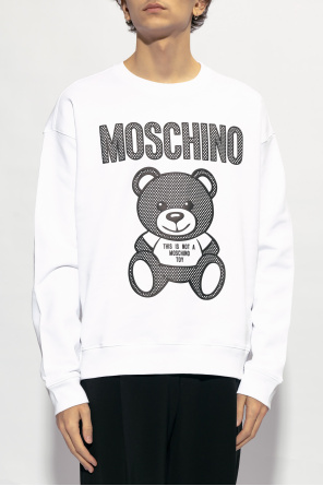 Moschino black logo sequin Mouzannar sweatshirt