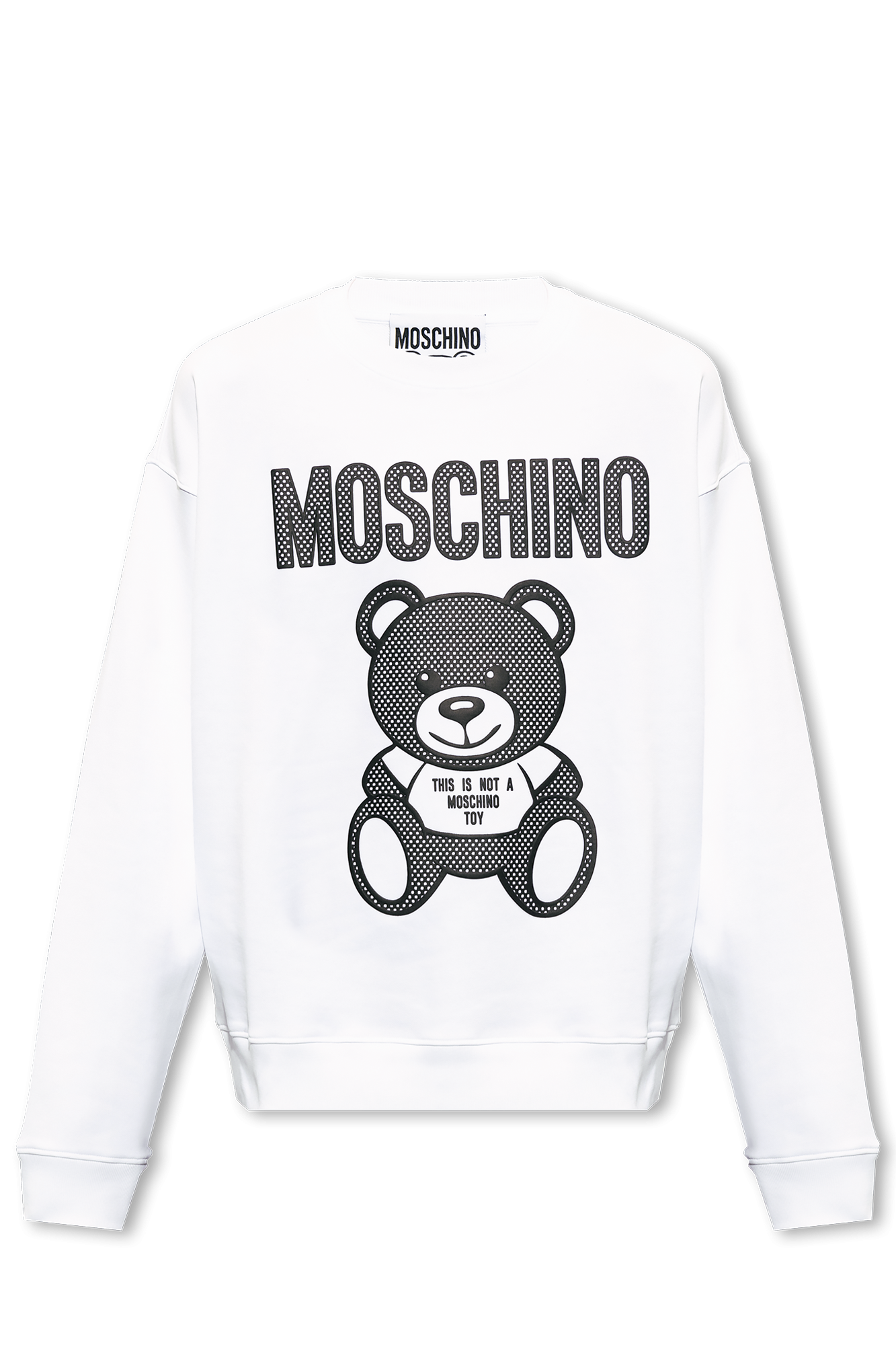 Black Monogrammed T-shirt Moschino - Vitkac France