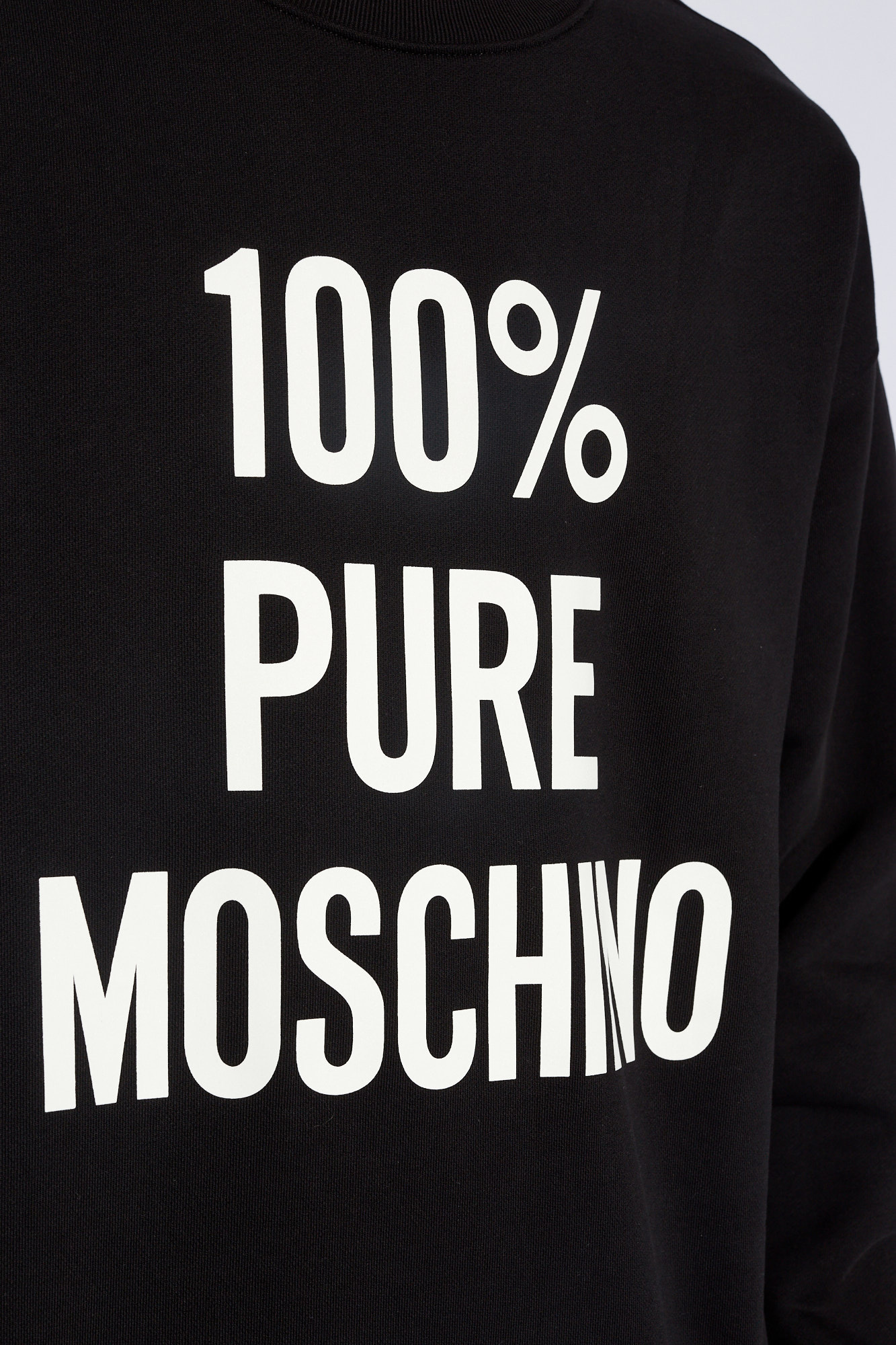 Black Sweatshirt with logo Moschino - Vitkac GB