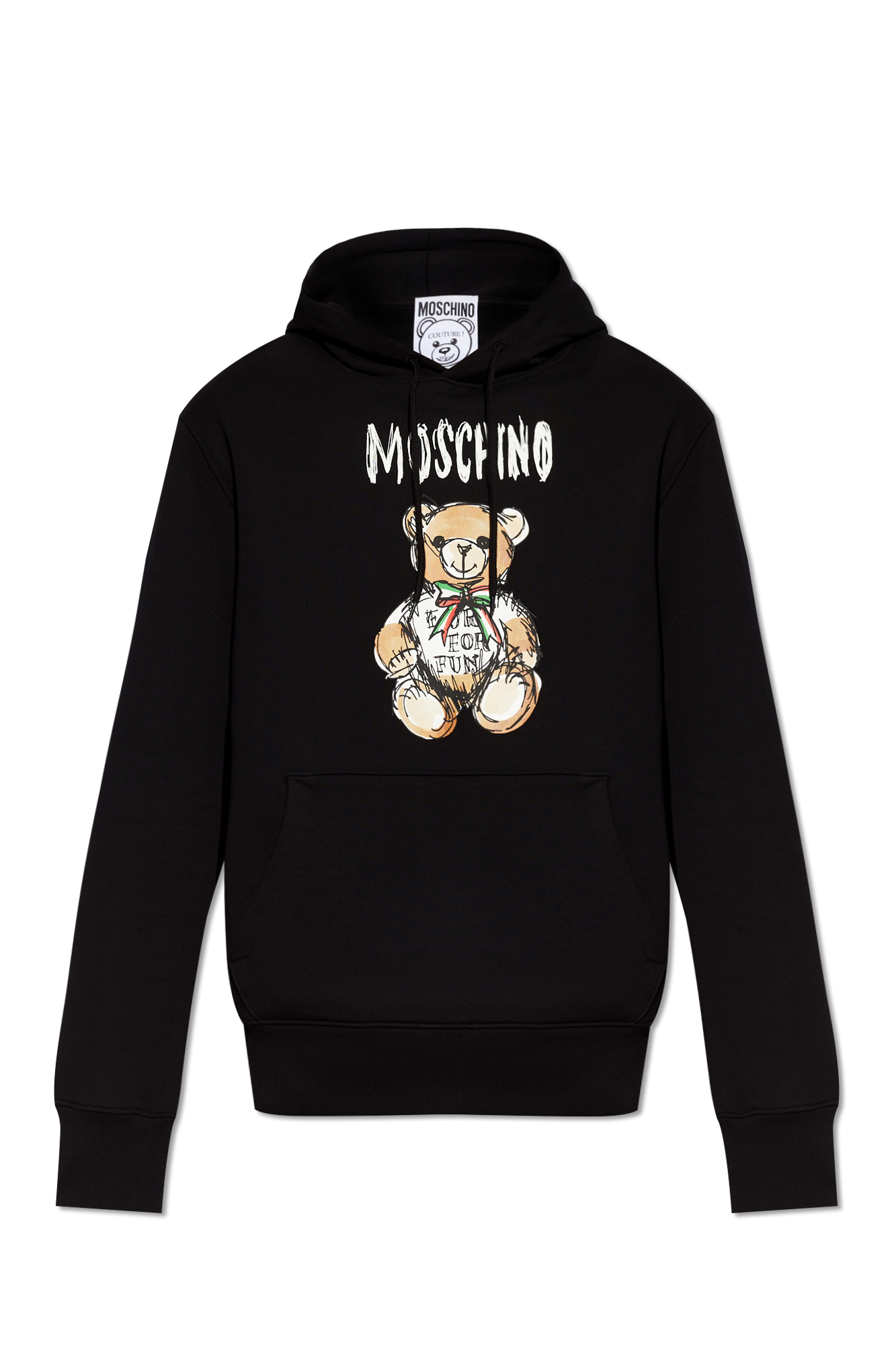 Moschino Logo-printed hoodie, Men's Clothing