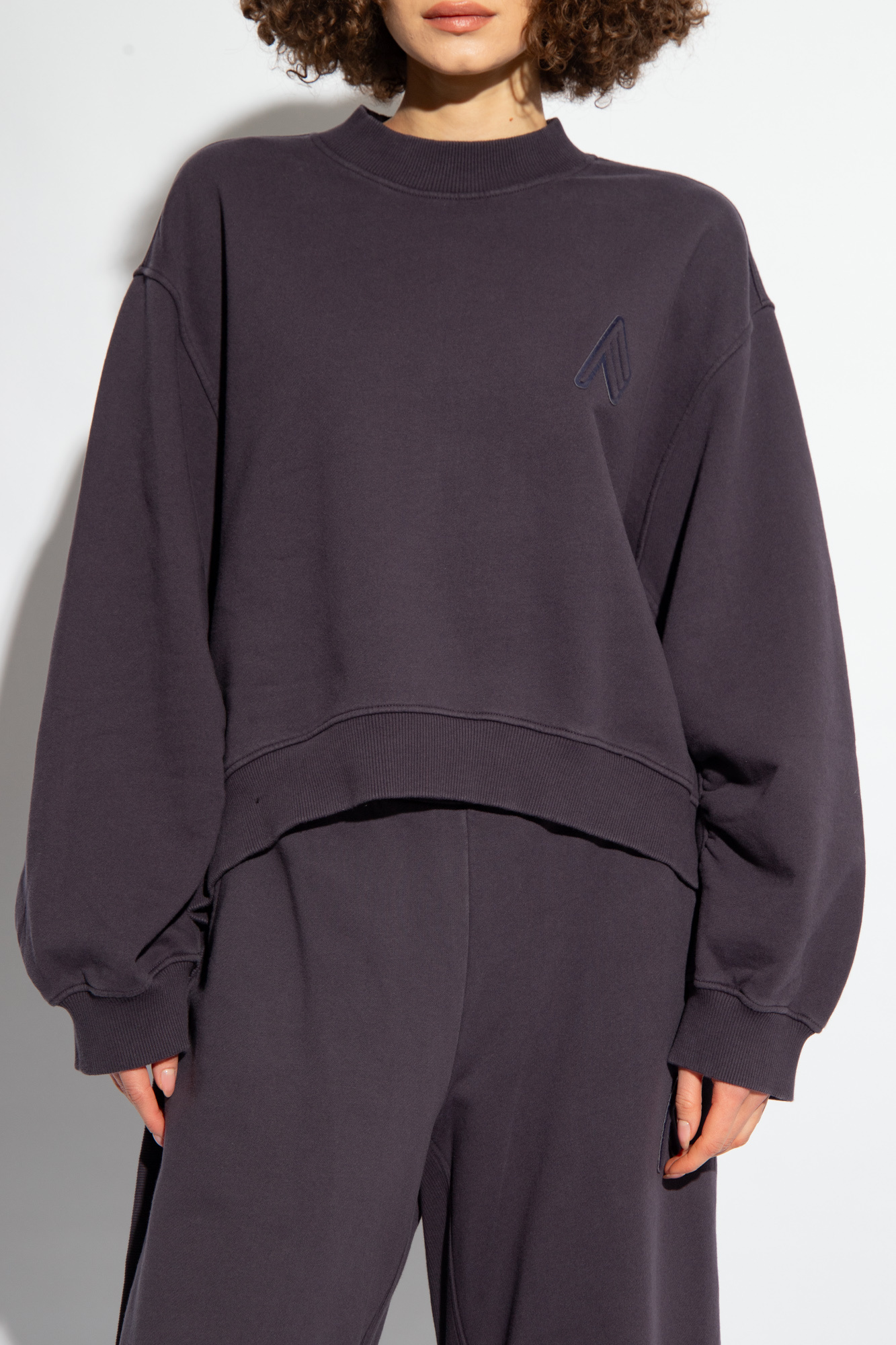 The Attico Oversize cotton sweatshirt