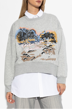 Munthe Sweatshirt with embroidered pattern