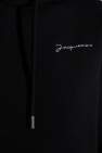 Jacquemus BLACK ‘Brode’ hoodie with logo