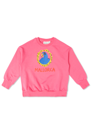 Sweatshirt with a parrot motif