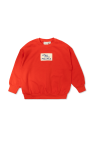 Mini Rodini RED Sweatshirt with logo