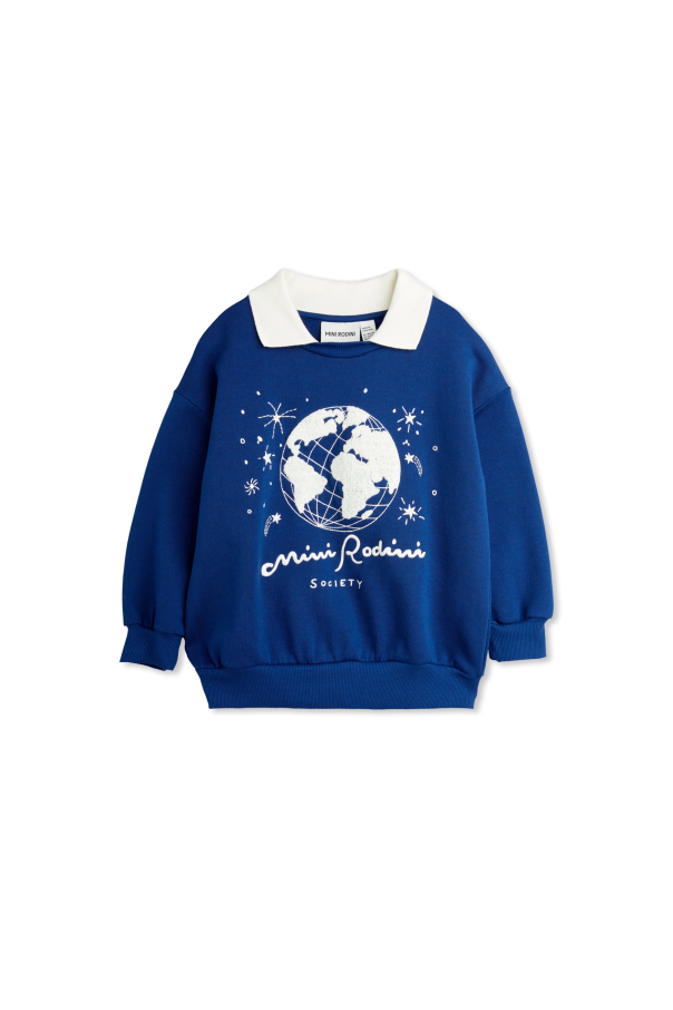 Mini Rodini Sweatshirt with Collar