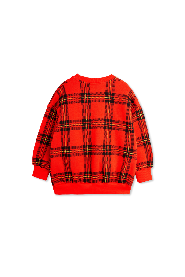 Mini Rodini Checkered polo sweatshirt