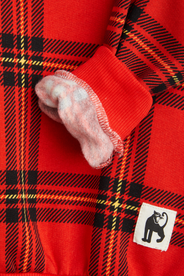 Mini Rodini Checkered polo sweatshirt