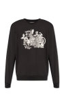 RAQUETTE logo-print crewneck sweatshirt