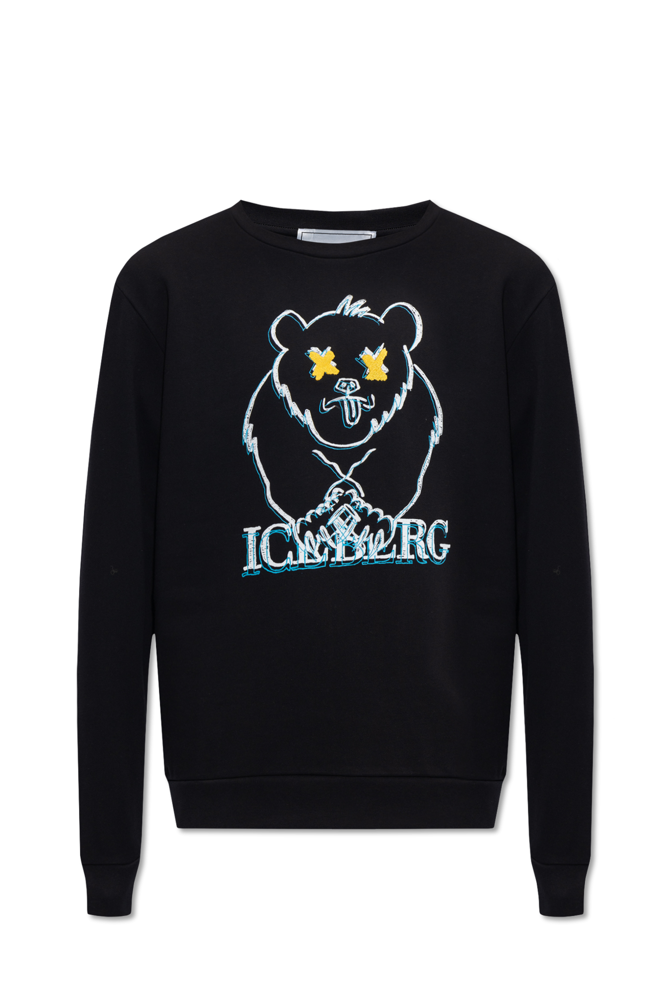 Iceberg contrast sweatshirt with logo