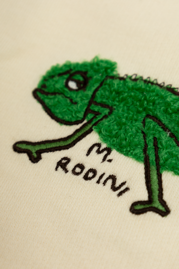 Mini Rodini Bawełniana bluza z logo