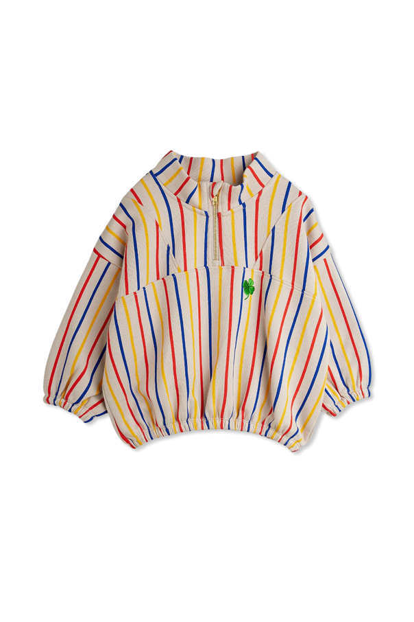 Sweatshirt with striped pattern od Mini Rodini