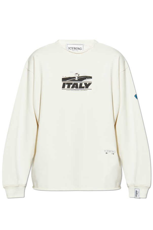 Sweatshirt with a `vintage` effect od Iceberg