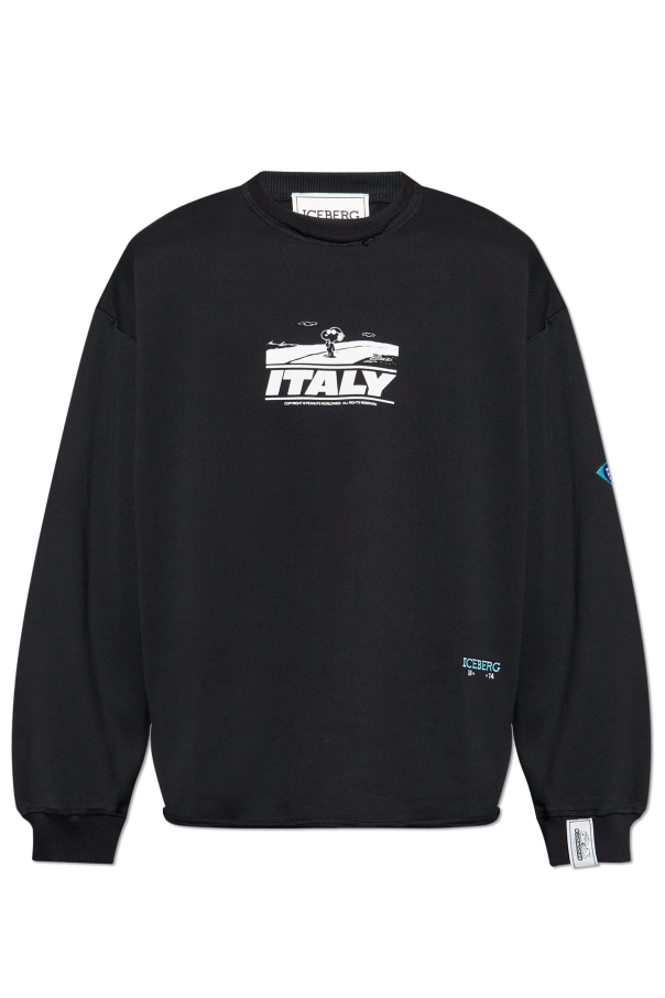 Sweatshirt with `vintage` effect od Iceberg