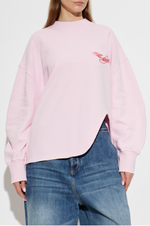 The Attico Tričko typu ‘oversize’ s rozparkom