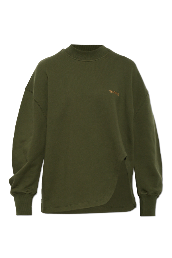 'Oversize' T-shirt with a slit od The Attico