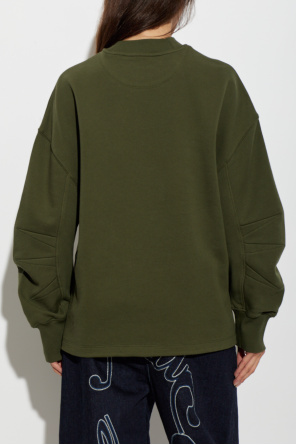The Attico Tričko typu ‘oversize’ s rozparkom