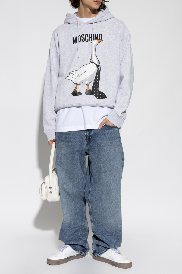 Moschino Bluza z kolorowym nadrukiem