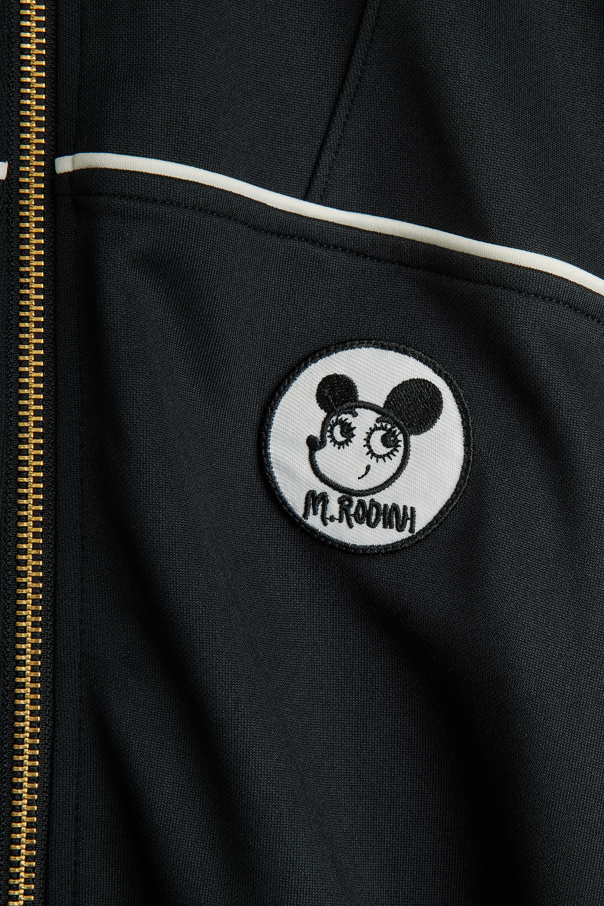 Mini Rodini Sweatshirt with a stand-up collar