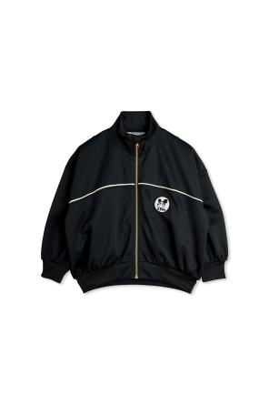 Sweatshirt with stand-up collar