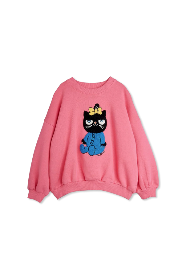 Sweatshirt with a cat motif od Mini Rodini
