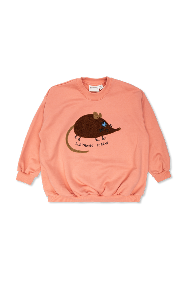 Sweatshirt with embroidered pattern od Mini Rodini